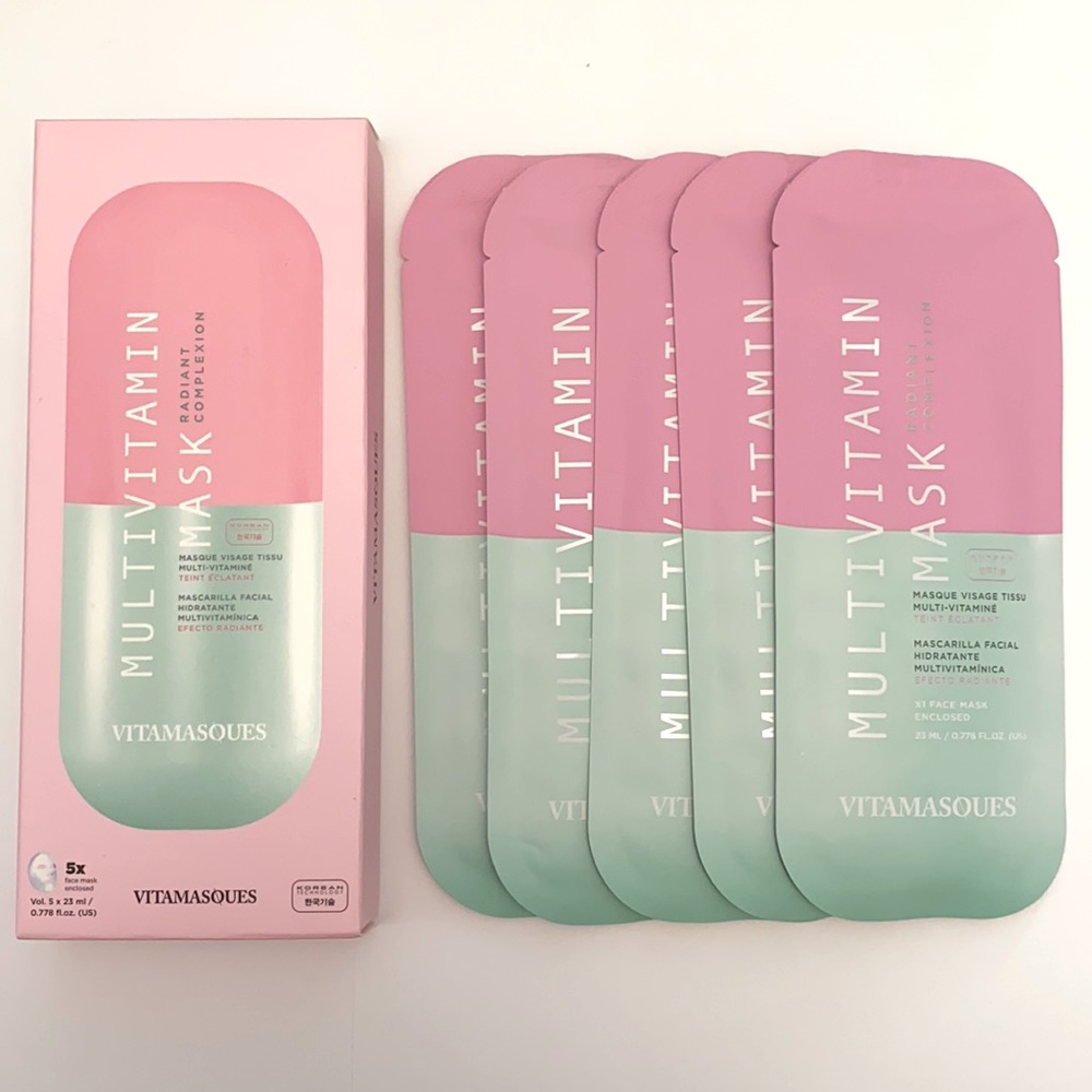 Vitamasques - Multivitamin Sheet Masks (5-Pack)